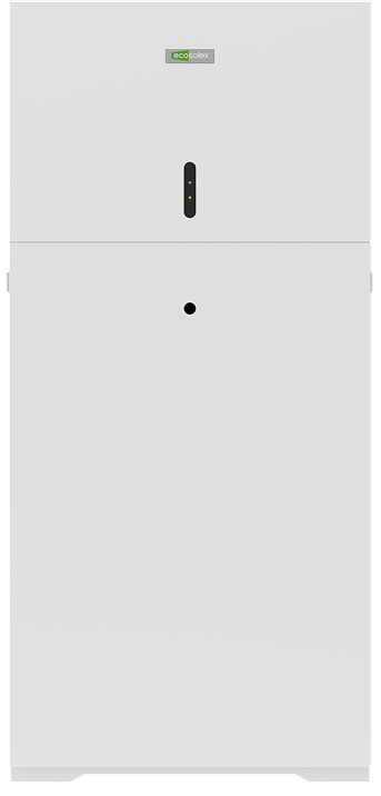 Vista frontal de la batería All-In-One de Energía Accesible